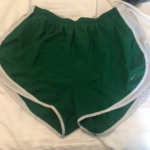 greens women’s nike dri-fit shorts